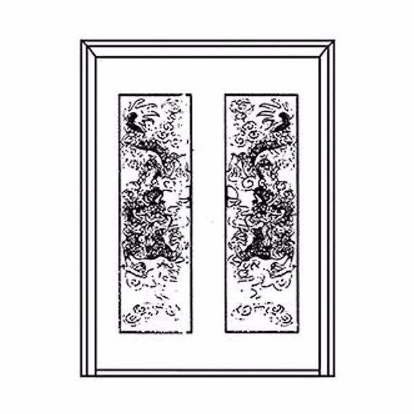 门业图片-对开门对开门门面JY-6896A 6896B图片